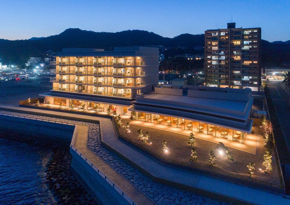 Shimonoseki Onsen Kaze No Umi Ξενοδοχείο Εξωτερικό φωτογραφία